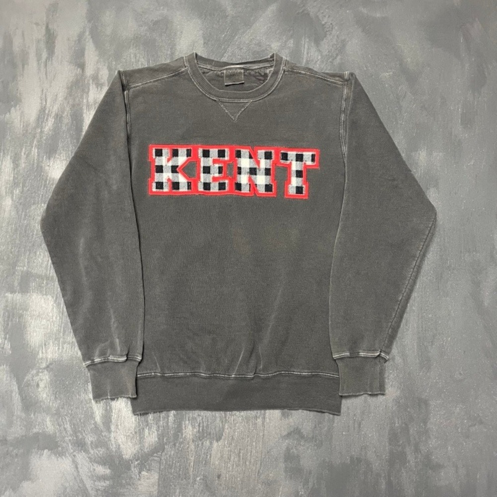 Kent Plaid Applique Sweatshirt Mens S Black Port & Company‎